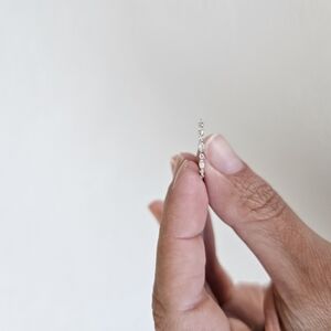 COPY - 14k Solid Gold Moissanite Wedding Band